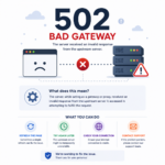 502 Bad Gateway Error